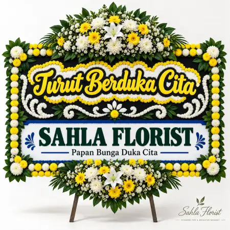 Papan Bunga Duka Lakarsantri