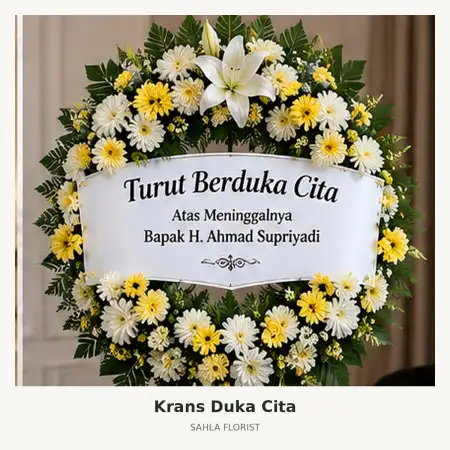 Krans Bunga Duka Lakarsantri